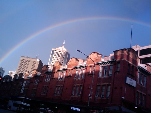 Rainbow Over Sydney City