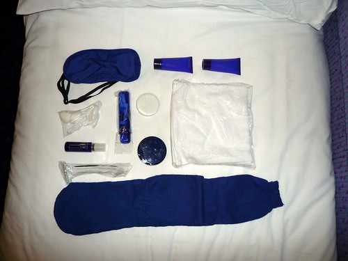 Comfort kit on the Caledonian sleeper