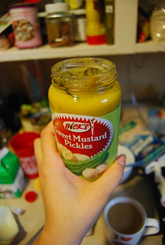 Sweet mustard pickles