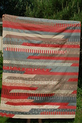 Chris's Jelly Roll Race Quilt