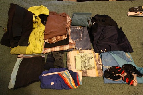 WT EQP: Clothes (mostly right/back pannier)