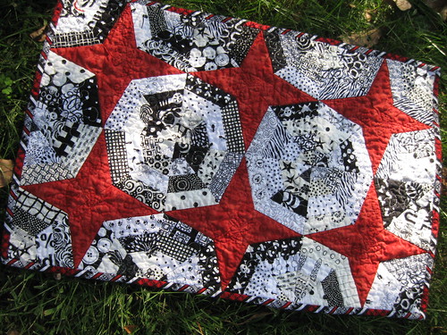 spider web doll quilt done!