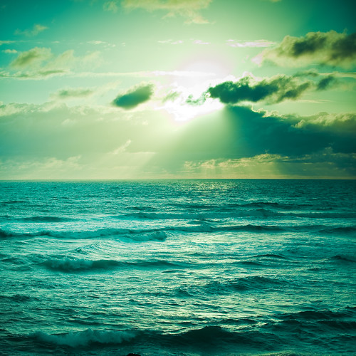 ocean water sunset. sea / ocean / water ripple