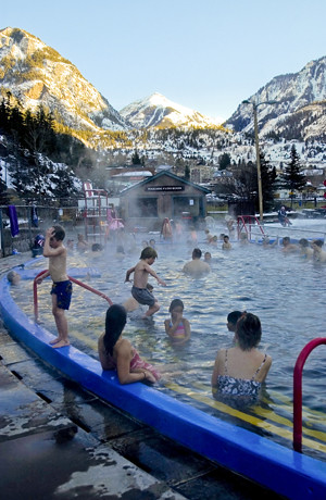 the Ouray Hot Springs