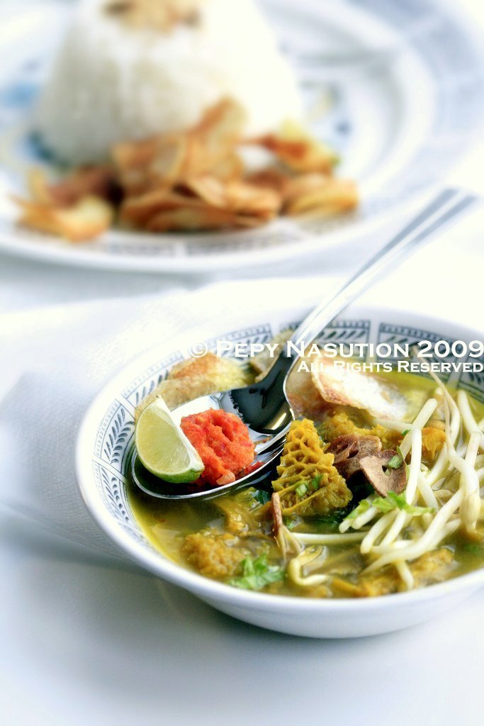 Soto Babat - Indonesian Beef Tripe Soup