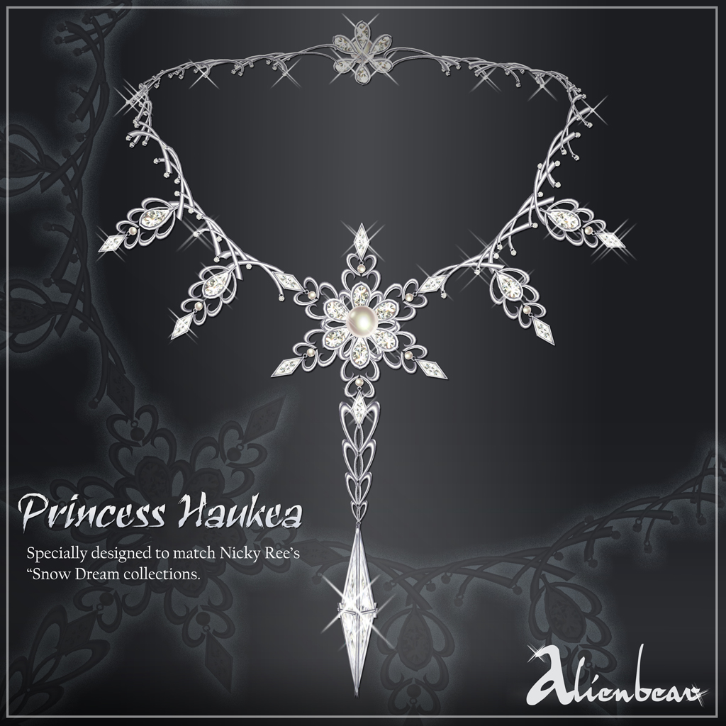 Princess Haukea necklace white