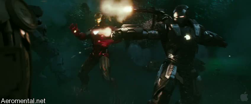 Iron Man War Machine battle