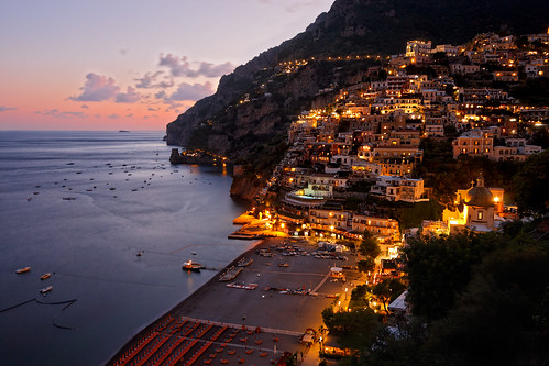 Positano in the Evening by Pierpaolo.