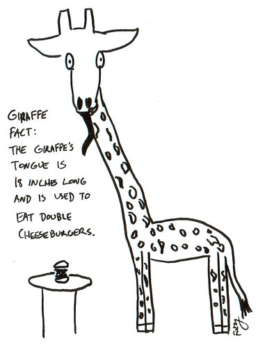 366 Cartoons - 202 - Giraffe Fact