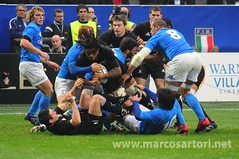 Rugby test match 2009 Italia vs All Blacks New Zeland _45 di Marco Sartori