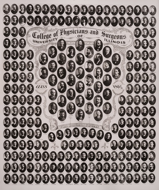 1902 graduating class, University of Illinois College of Medicine by UIC Digital Collections