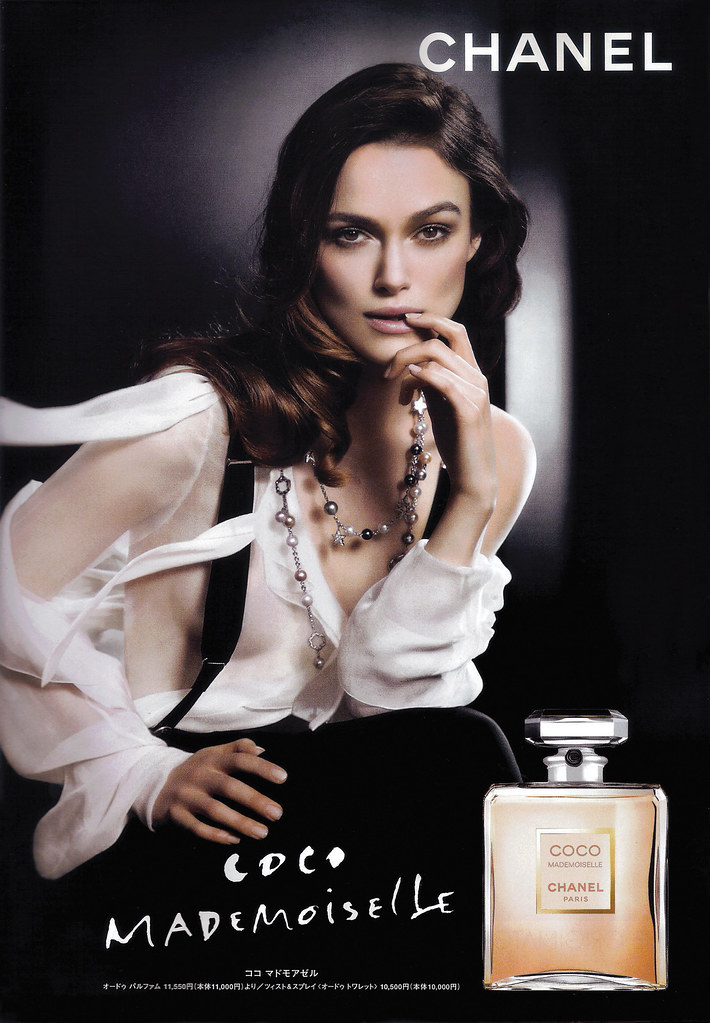 Keira Knightley y el perfume Chanel