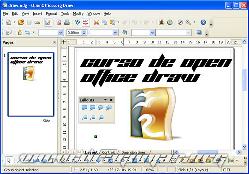Curso de OpenOffice Draw