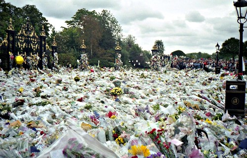 princess diana funeral pics. Flowers for Princess Diana#39;s