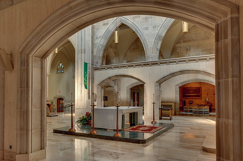 Roman Catholic Cathedral of Saint Peter, in Belleville, Illinois, USA - sanctuary
