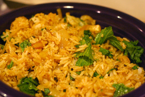 Mustard Greens Fried Rice