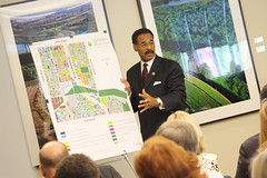 Rep. Cleaver presents the Green Impact Zone to his constituents (by: Mid-America Regional Council)