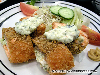 A fried fusion Japanese dish