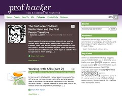 ProfHacker.com screengrab (2009-09-13_1053)