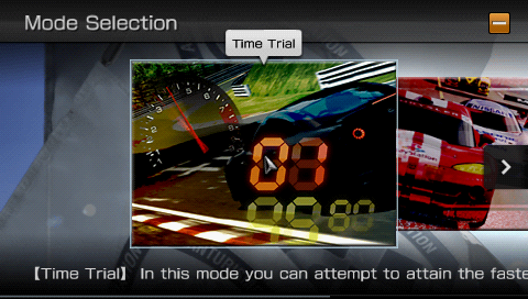 GT PSP - Time Trial Mode