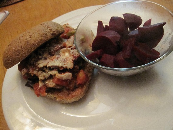 Eggplant Parm Sandwich