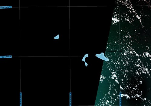 Elato, Lomolior and Olimarao Atolls - Landsat N55-05_2000 Coverage
