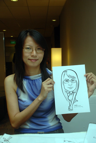 Caricature live sketching for Lonza - 5