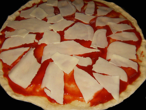 Pizza zamburiñas,atún-jamón-añadir queso.