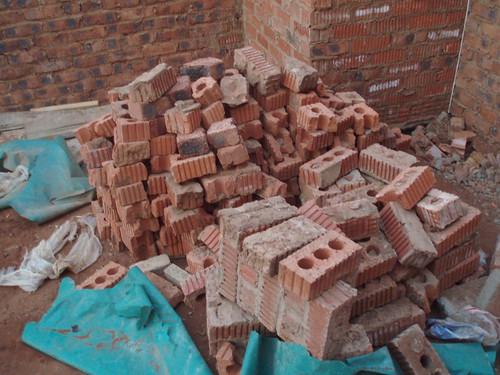 Brick and rubble