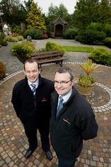 Ian Topping, Sales Manager, Sysco, Glenn Robinson, General Manager, Tobermore Concrete Products by Sysco Software