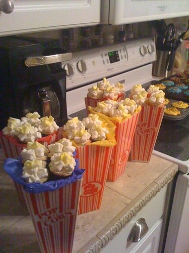popcorn cupcakes