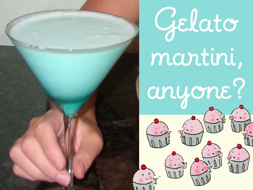 Gelato Martinis at Sugarland, Chapel Hill NC