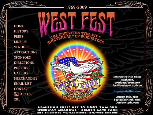 Pedal Powered Stage at Woodstock West, Oct. 25th, Golden Gate Park. Be There! by you.