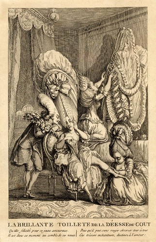 La brillante toillete de la Déesse du Gout 1770s