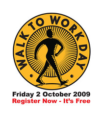 today is Walk to Work Day in Australia (by: The Pedestrian Council)