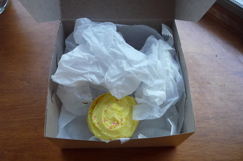 Buttercup Bake Shop lemon cupcake