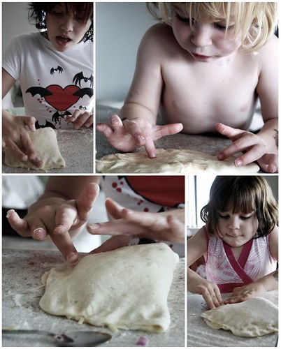 Making the Calzones