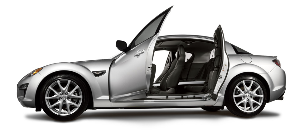 rear seat passengers Mazda RX-8