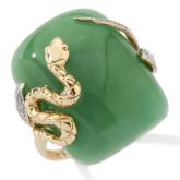 jade snake ring