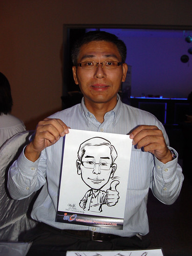 Caricature live sketching for GSK Urology Powerhouse -8