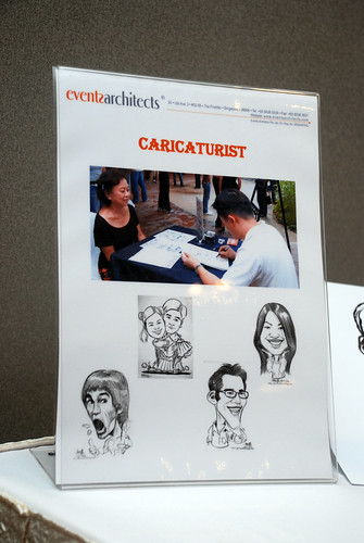 Caricature live sketching for Lonza - e