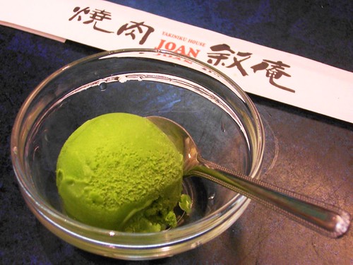 green tea ice-cream