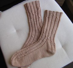 Freshman Cabled Socks
