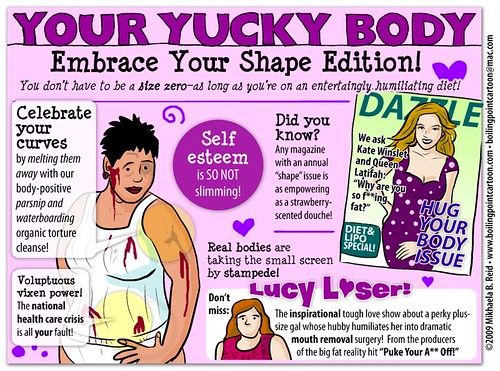 Cartoon: Your Yucky Body, Embrace Your Shape Edition!