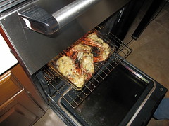 lobster thermidor - out of the oven