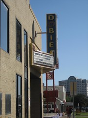 Dobie theater marquee
