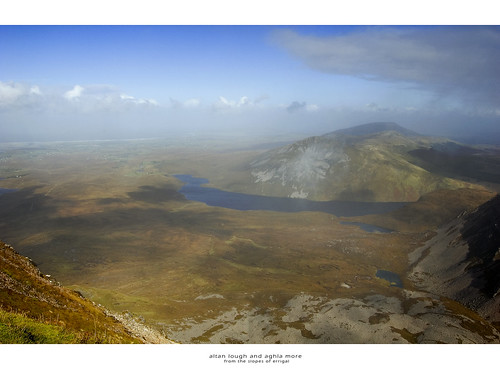 Altan Lough and Aghla More (from Errigal)