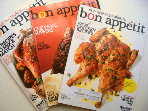 Bon Appetit magazines