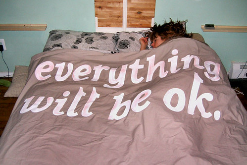 Everything will be okay comforter