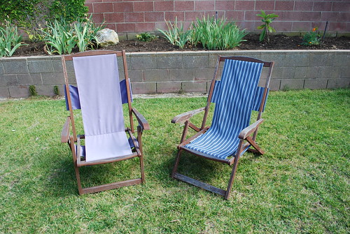 Deck Chairs Before & After by krakencrafts